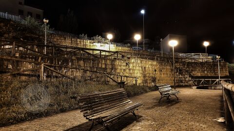 Acceso peatonal en La Cortina