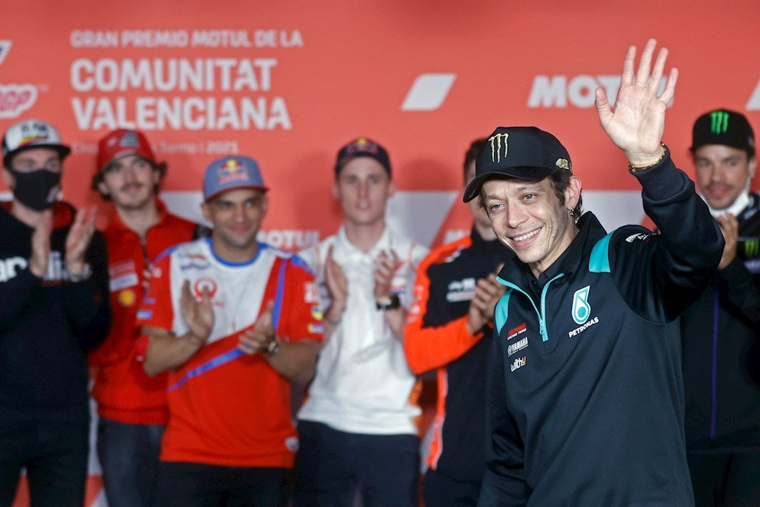 Valentino Rossi dice adiós en Valencia Valentino Rossi dice adiós en Valencia