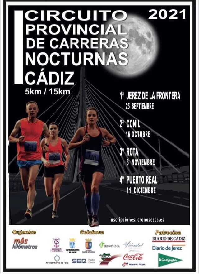 El Circuito de Carreras Nocturnas de Cádiz llega el 11 de diciembre a Puerto Real El Circuito de Carreras Nocturnas de Cádiz llega el 11 de diciembre a Puerto Real