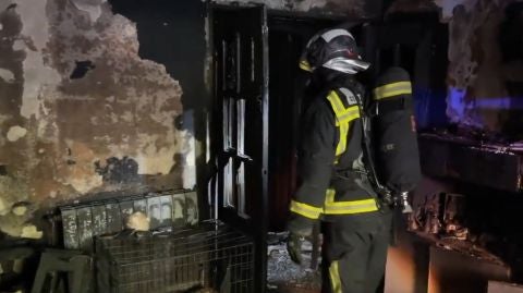 Incendio en una vivienda de la calle Jim&eacute;nez de Quesada de Alcal&aacute; de Henares