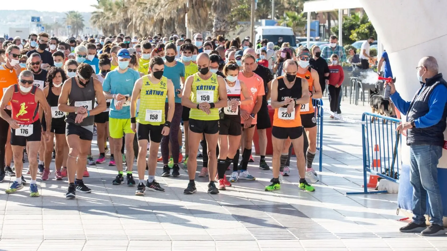 Salida del evento del 'Día mundial de la diabetes' en Alicante 