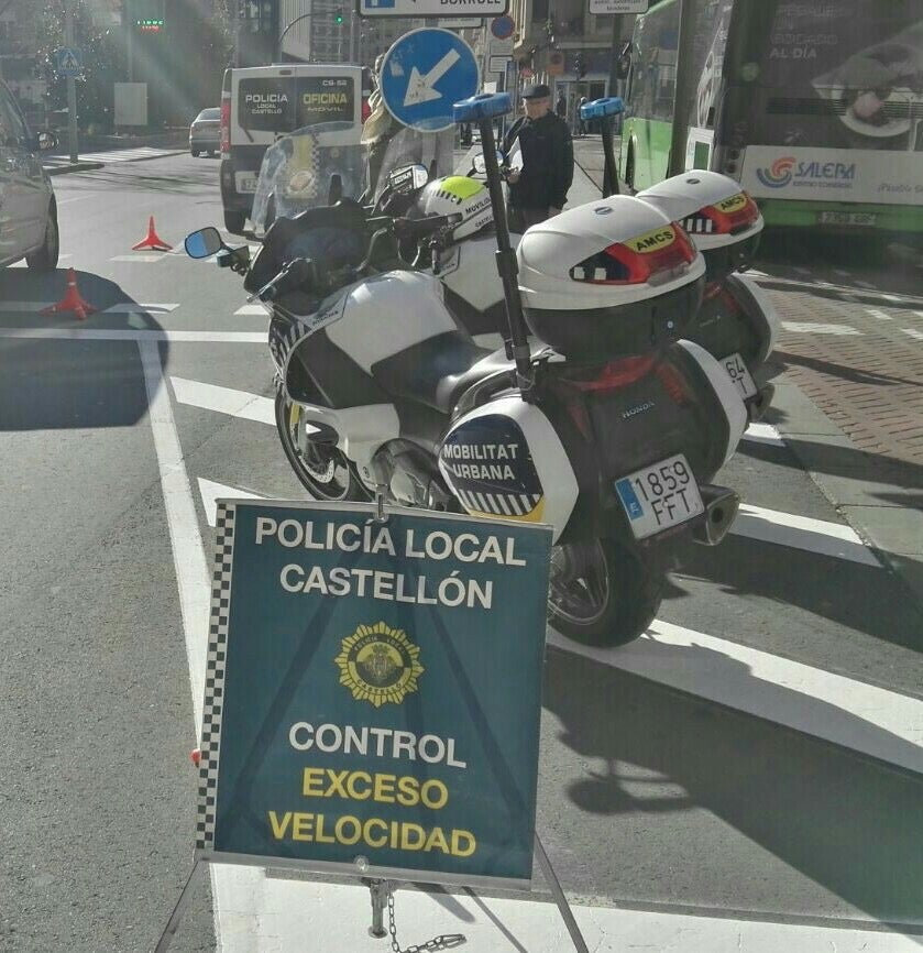 La Policía Local de Castelló inicia una campaña de vigilancia de la velocidad La Policía Local de Castelló inicia una campaña de vigilancia de la velocidad
