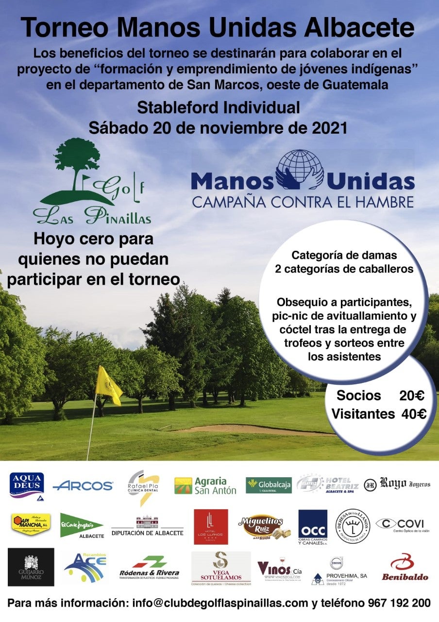 Tercer Torneo Benéfico de Golf de Manos Unidas en Las Pinaillas Tercer Torneo Benéfico de Golf de Manos Unidas en Las Pinaillas
