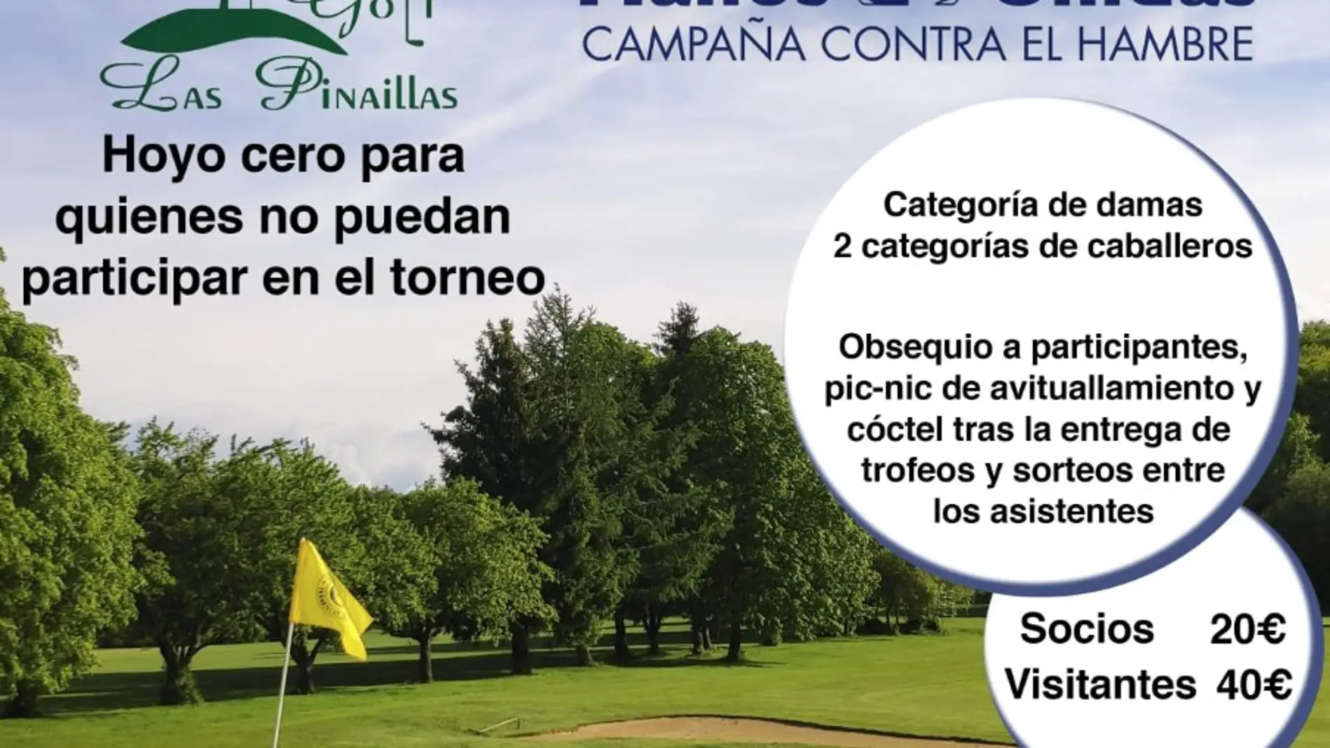 Tercer Torneo Benéfico de Golf de Manos Unidas en Las Pinaillas