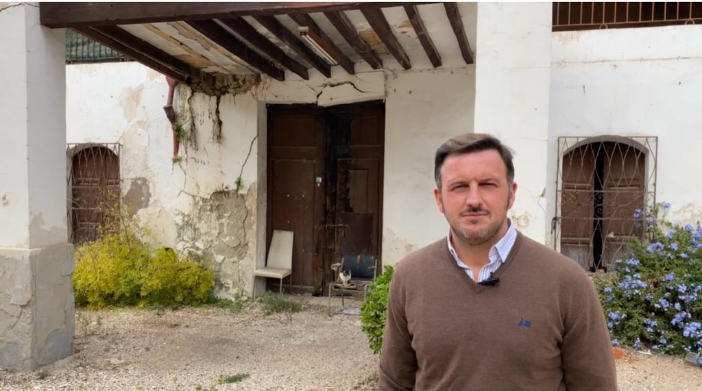 El PP de Elche urge una actuación en la casa del Huerto de la Virgen porque “está a punto de hundirse” El PP de Elche urge una actuación en la casa del Huerto de la Virgen porque “está a punto de hundirse”