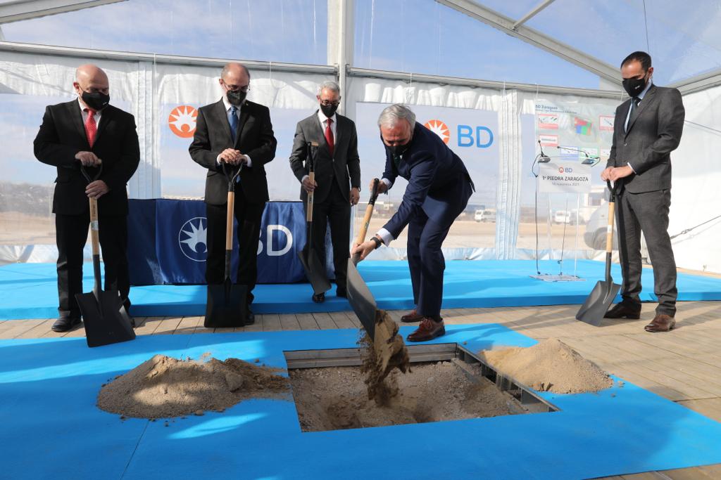 Becton Dickinson empieza a construir su planta en Zaragoza Becton Dickinson empieza a construir su planta en Zaragoza
