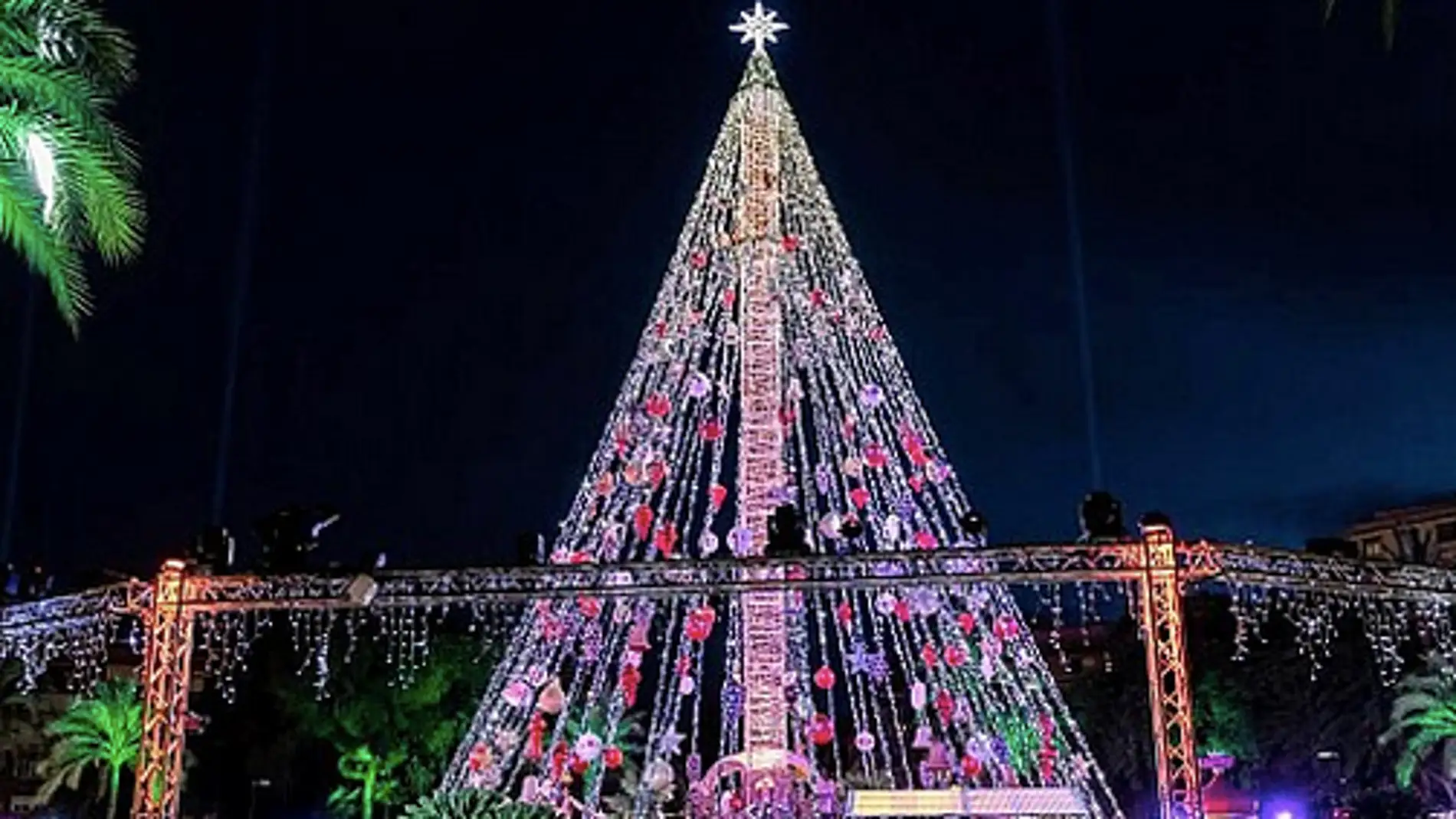 El edil del PP, José Guillén, dice que el árbol de Navidad de la Circular "lo pagaban empresas"