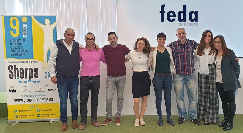 Finalistas de Albacete, Caudete y Hellín entre los 8 emprendedores finalistas del programa Sherpa Finalistas de Albacete, Caudete y Hellín entre los 8 emprendedores finalistas del programa Sherpa