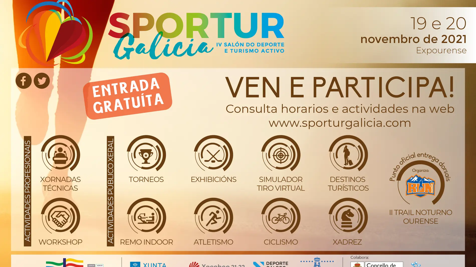 A cuarta edición de Sportur visibilizará a Galicia como destino seguro para o turismo activo