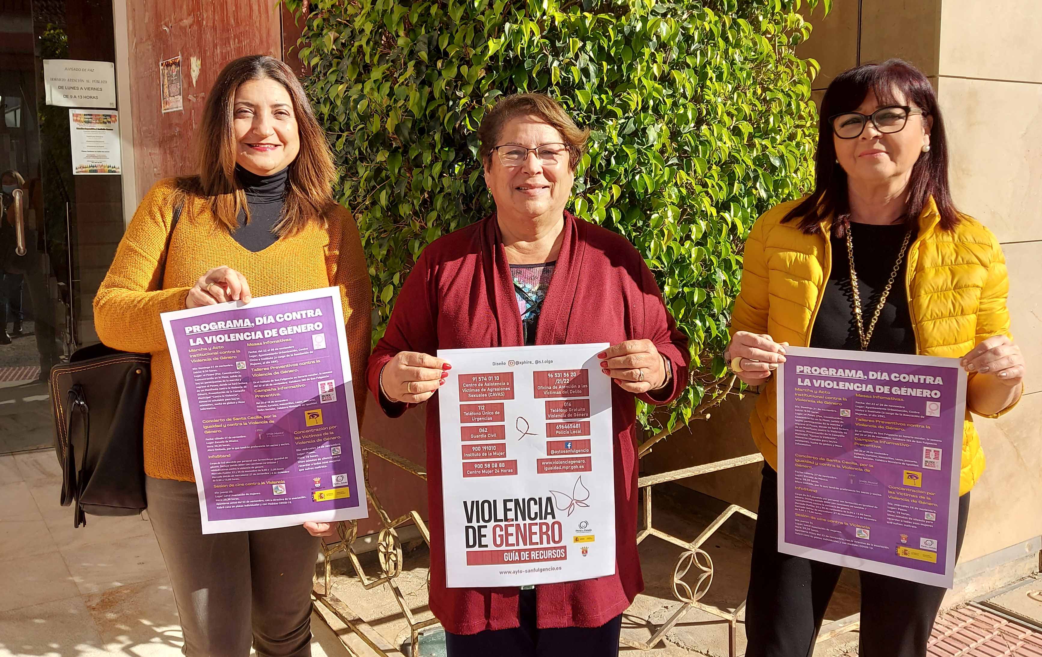 San Fulgencio presenta los actos en conmemoración del Día Internacional Contra la Violencia de Género San Fulgencio presenta los actos en conmemoración del Día Internacional Contra la Violencia de Género