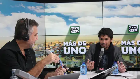 Yunior García durante su entrevista con Carlos Alsina en 'Más de uno' Yunior García durante su entrevista con Carlos Alsina en 'Más de uno'