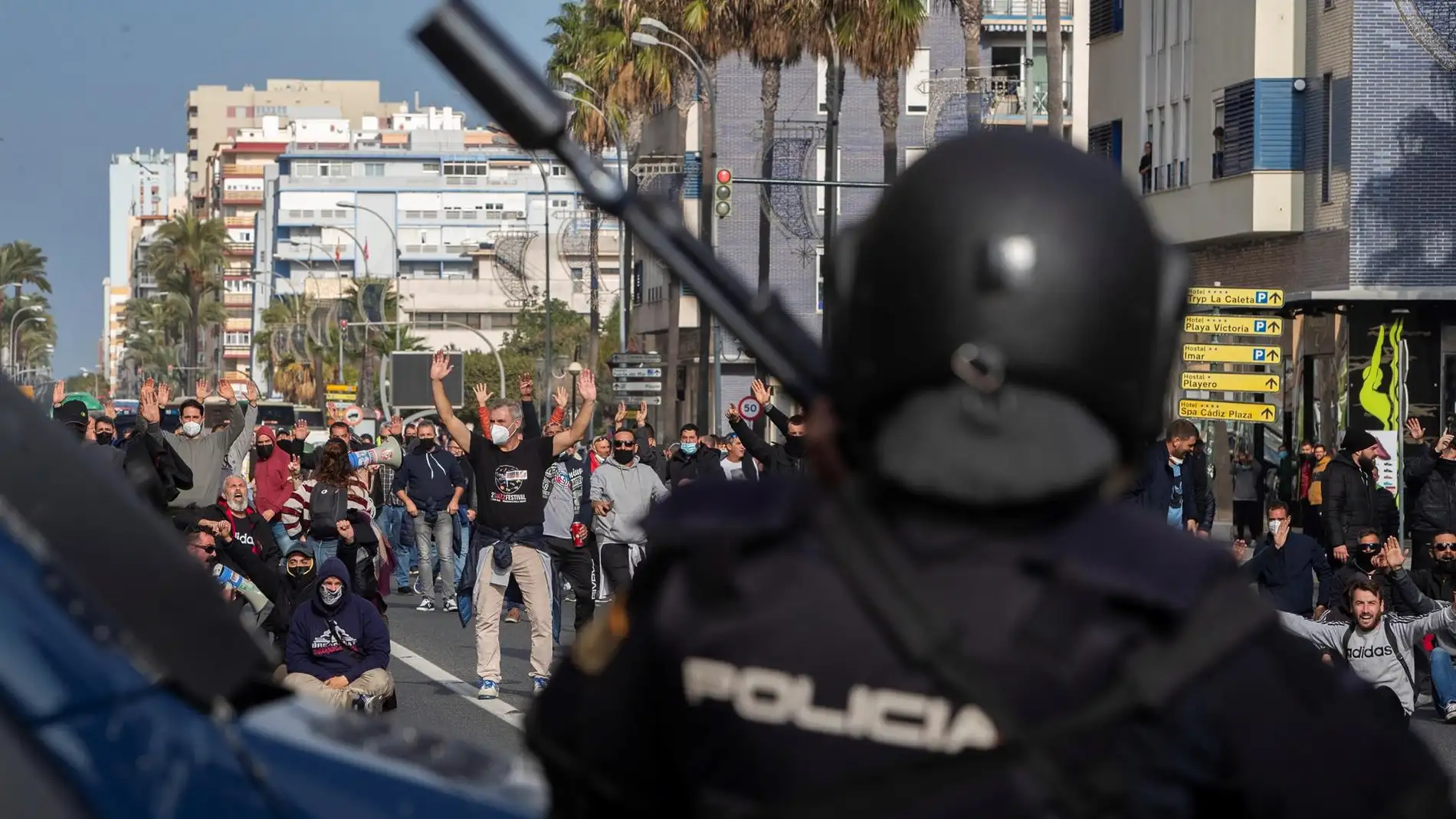 Huelga del metal en Cádiz