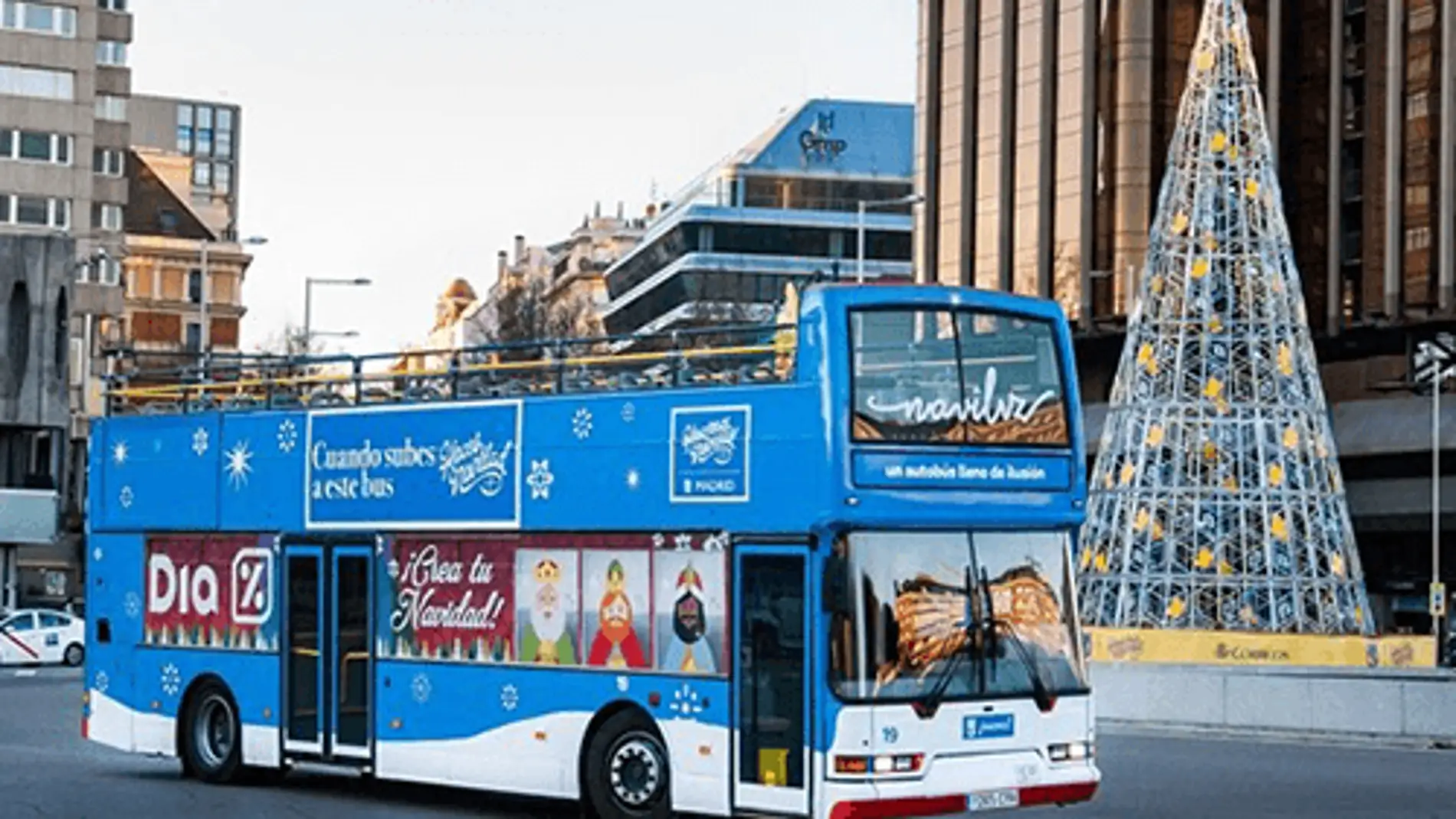 Naviluz 2021: entradas, recorrido y horario del autobús para ver las luces de Navidad en Madrid