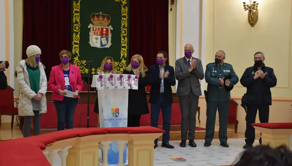 Acto simbólico en la Diputación de Cuenca