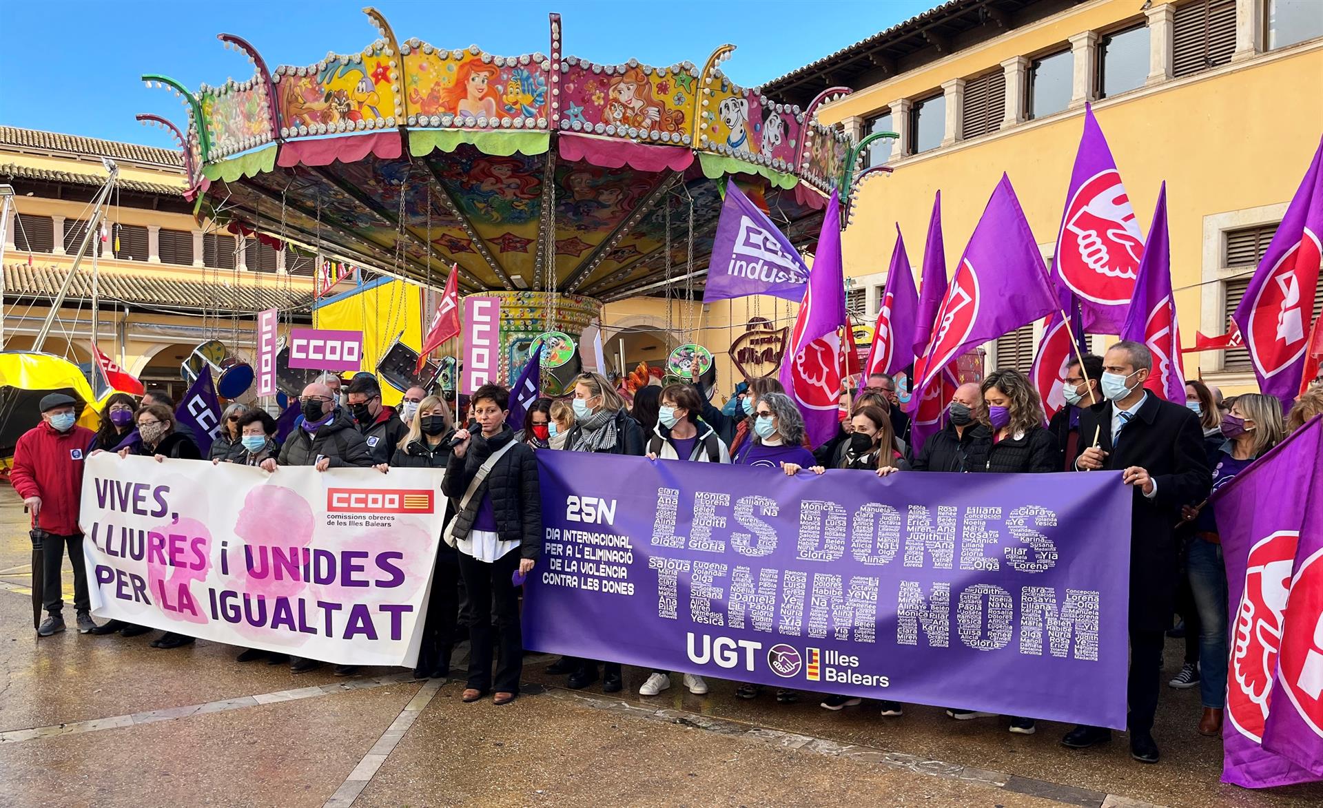 CCOO y UGT instan al Govern a garantizar la permanencia de los servicios de atención a víctimas de violencia machista CCOO y UGT instan al Govern a garantizar la permanencia de los servicios de atención a víctimas de violencia machista