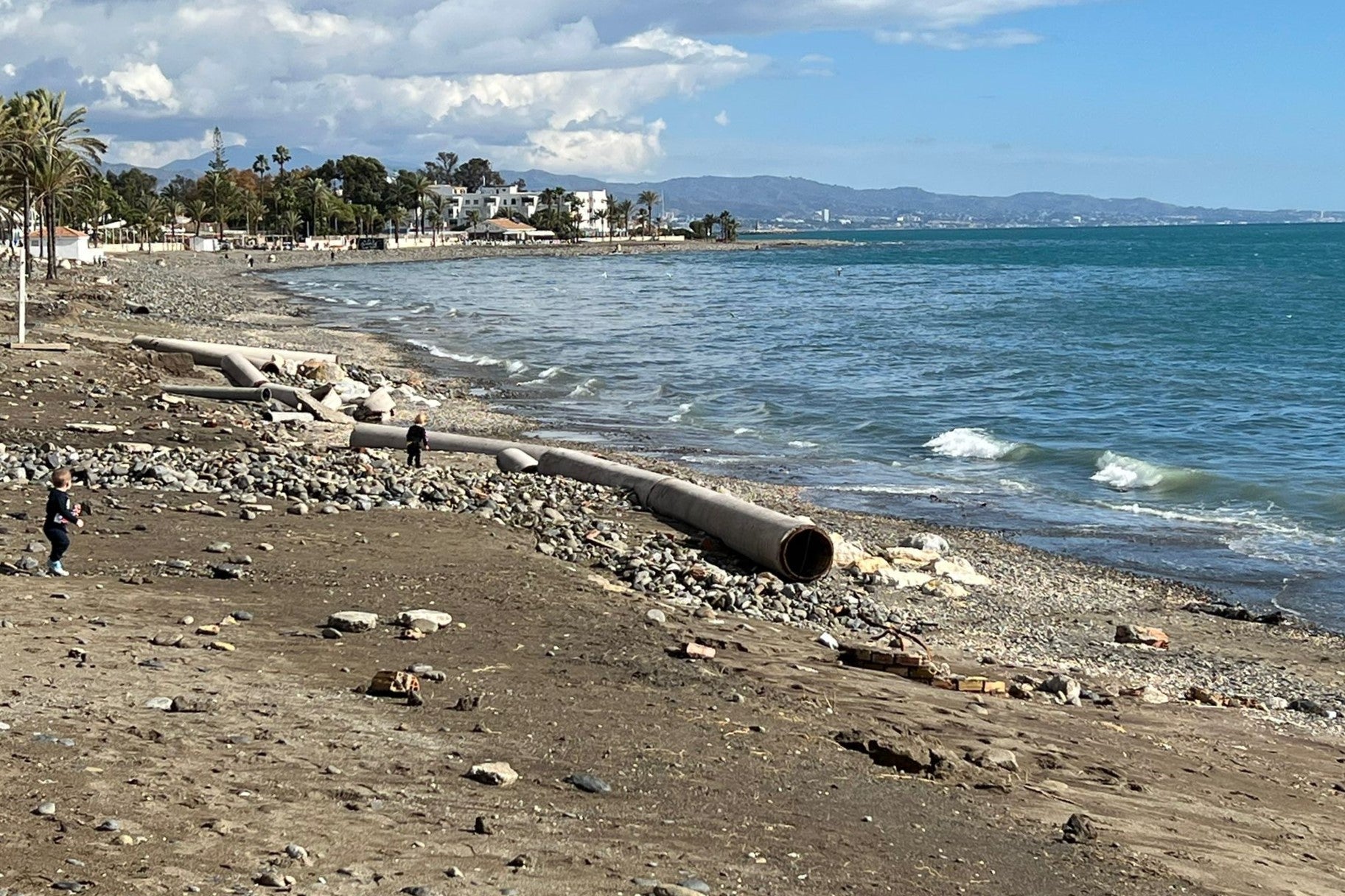 Los daños del temporal en Marbella van ya por 670.000 euros Los daños del temporal en Marbella van ya por 670.000 euros