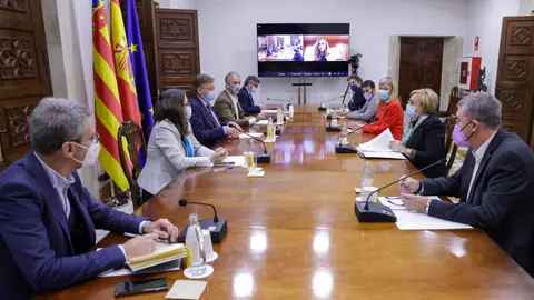 La Mesa Interdepartamental para la Prevención del Covid volverá a reunirse si fuera necesario según evolucione la pandemia. MESA GVA COVID