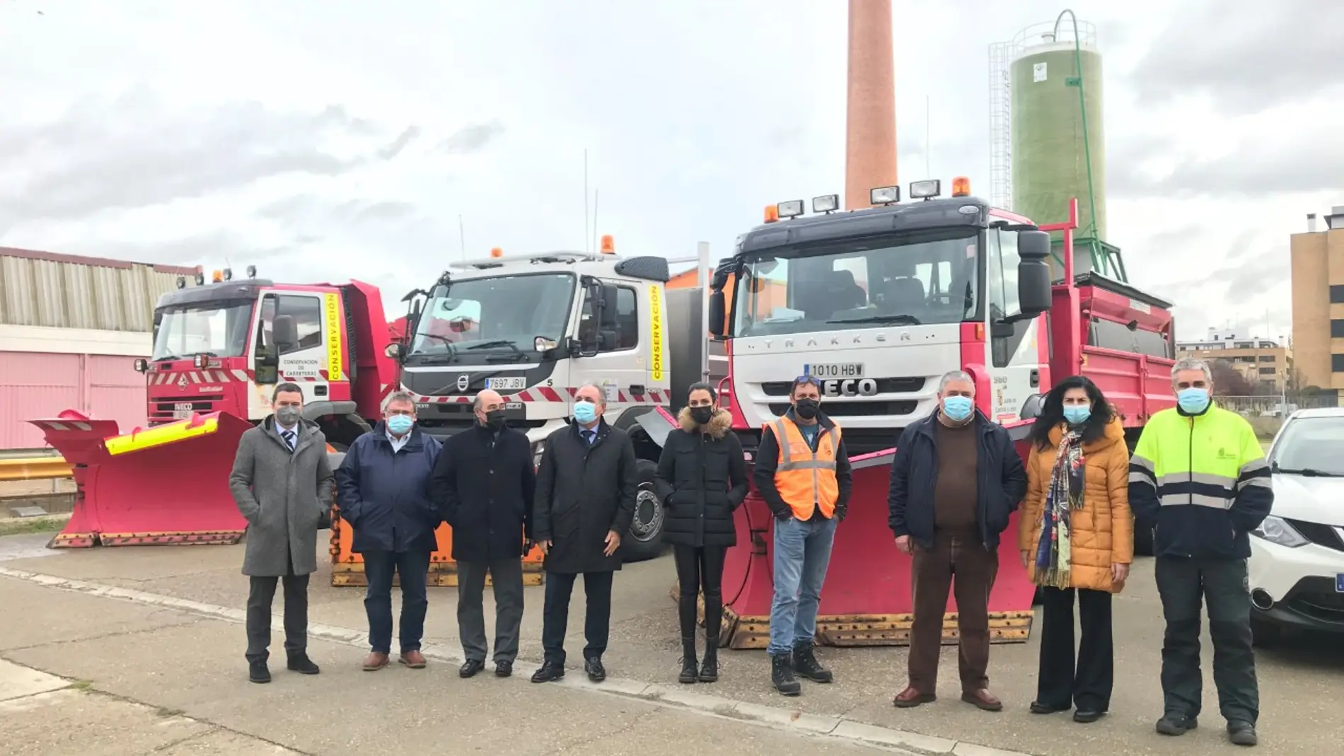 La Junta cuenta con 91 profesionales, 26 máquinas quitanieves y 3.140 toneladas de fundente en la campaña de vialidad invernal 2020-2021 en Palencia