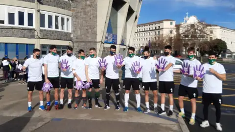 Deportivo Liceo También dicen NO A LA VIOLENCIA DE GÉNERO