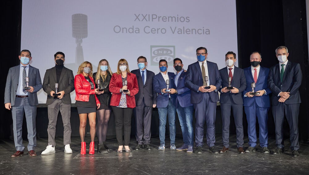 Premiados en los XXI Premios Onda Cero Valencia