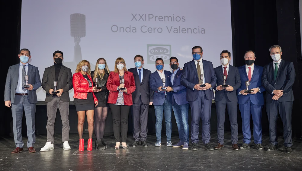 Premiados en los XXI Premios Onda Cero Valencia