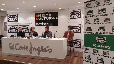 Momento de la mes de Cultura en el Ámbito Cultural de El Corte Inglés de Zaragoza