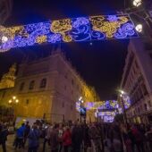 Iluminación navideña de las calles del centro en 2021
