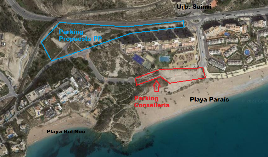 El Partido Popular pedirá que Conselleria reubique el aparcamiento del Paradís El Partido Popular pedirá que Conselleria reubique el aparcamiento del Paradís