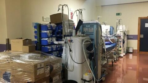 Equipos en el Hospital de Arriondas