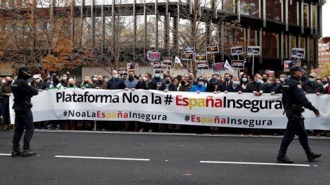 Manifestación en Madrid hoy: horario y recorrido de la protesta de policías y guardias civiles