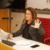 Susana Mora es la presidenta de la FFTM y del Consell de Menorca. 