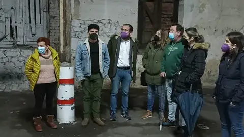 Rodrigo Cuevas con los miembros de la Corporación Rodrigo Cuevas con los miembros de la Corporación