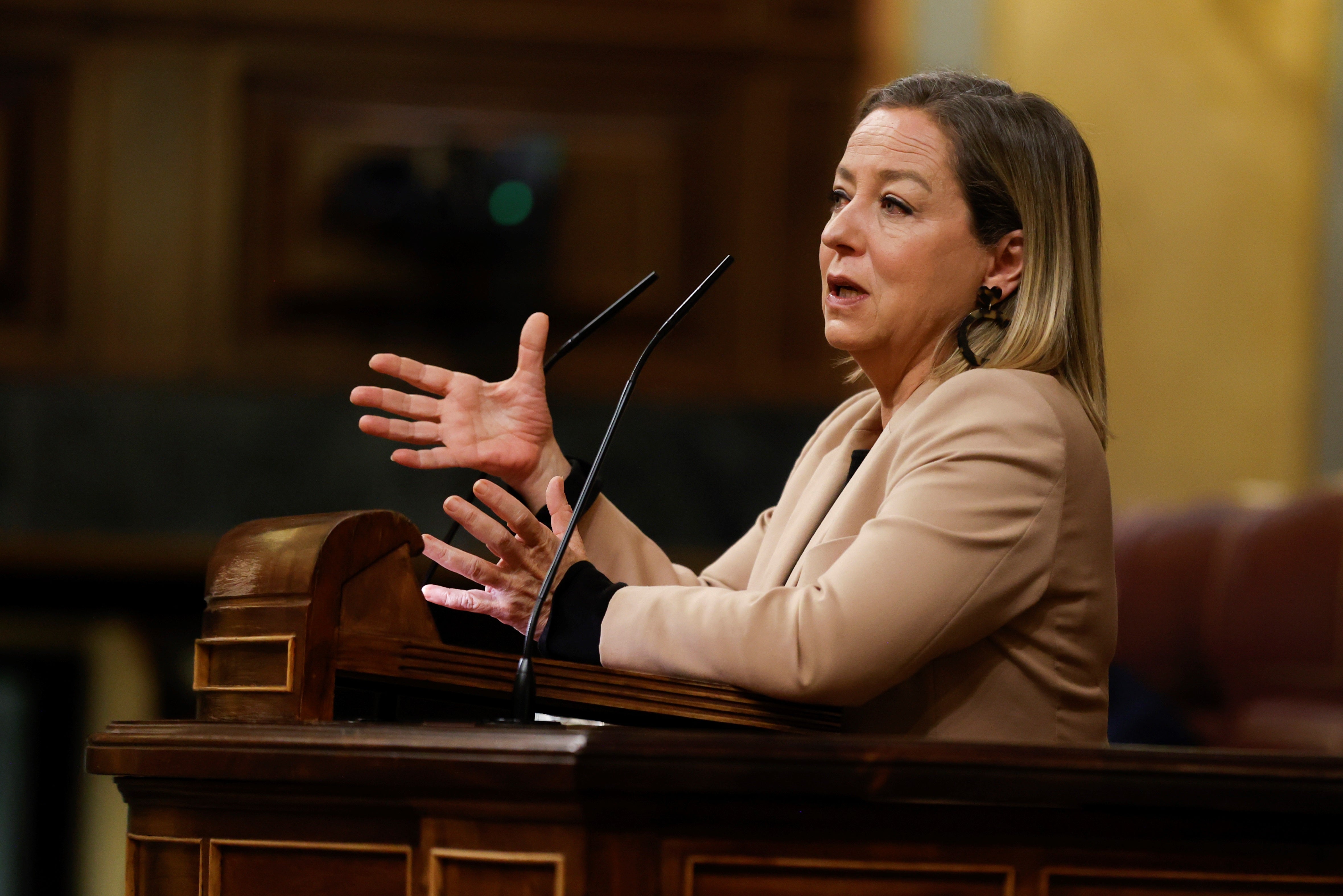 El discurso viral de Ana Oramas contra el Gobierno: "Hay dinero para que Netflix traduzca al catalán y no para La Palma" El discurso viral de Ana Oramas contra el Gobierno: "Hay dinero para que Netflix traduzca al catalán y no para La Palma"