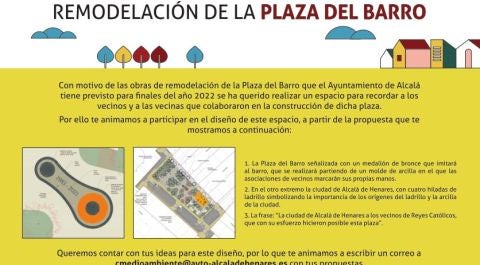 La pr&oacute;xima remodelaci&oacute;n de la Plaza del Barro se abre a las propuestas de los vecinos de Reyes Cat&oacute;licos