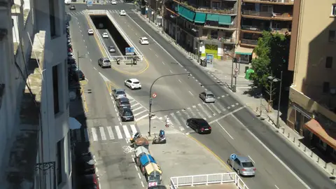 Estado actual el eje Pérez Galdós-Giorgeta remodelación