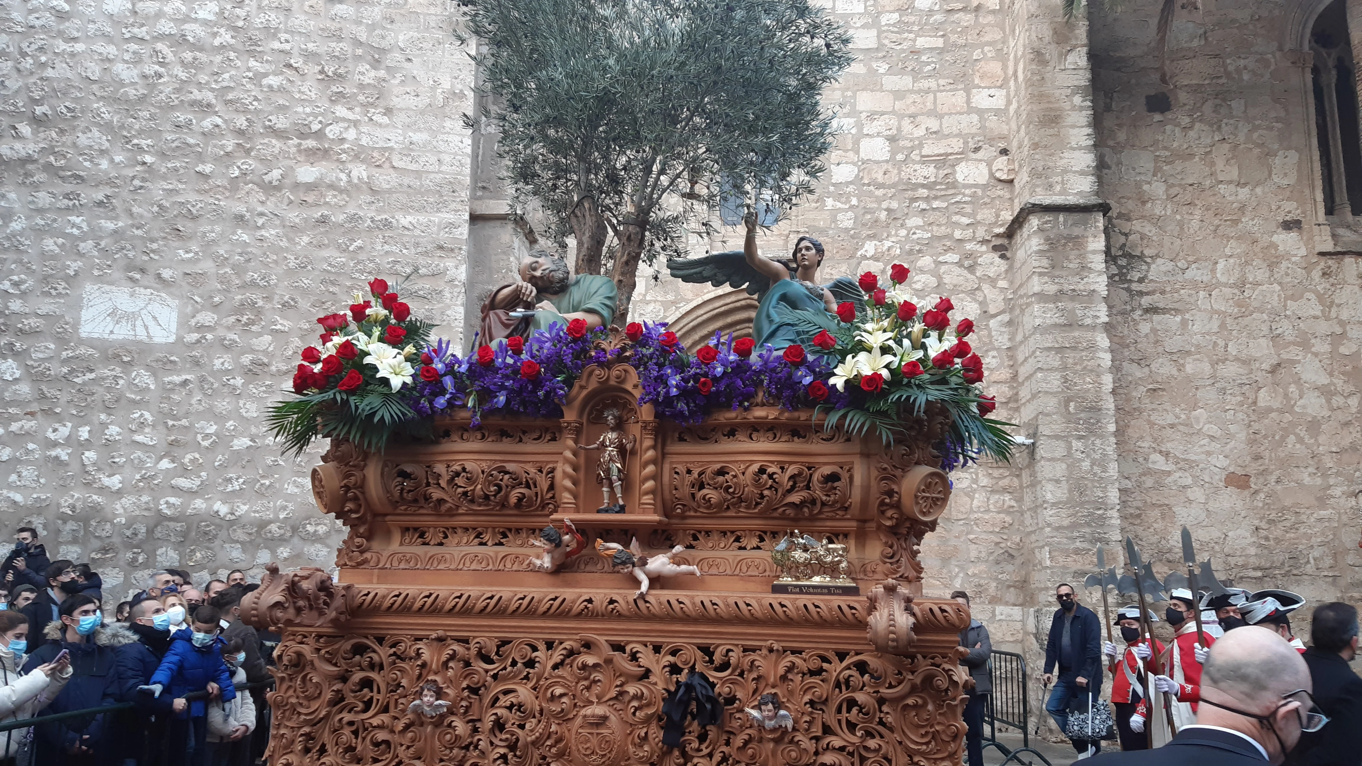 Paso de "La Oraci&oacute;n en el Huerto" a su salida de San Pedro