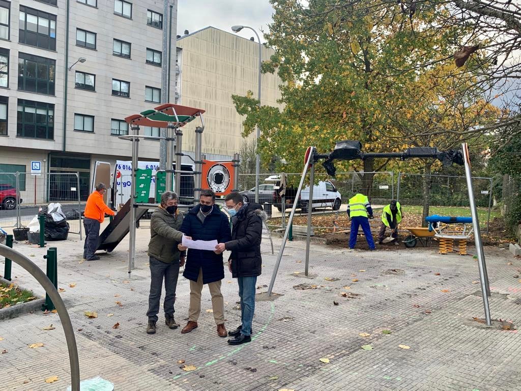 Remodelación integral da zona de xogos infantís do parque da rúa Río Cerves Remodelación integral da zona de xogos infantís do parque da rúa Río Cerves