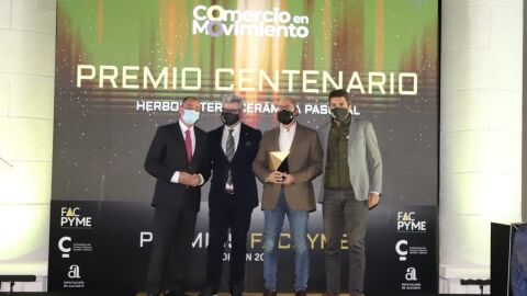 Un momento de la entrega de los premios de Facpyme 