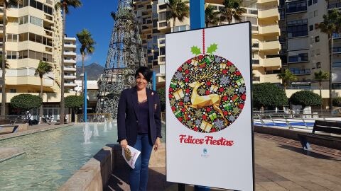 La asesora coordinadora de Fiestas, Yolanda Mar&iacute;n, tras la presentaci&oacute;n del 'Programa de Navidad'