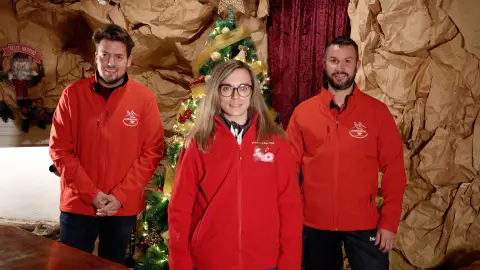 Los voluntarios que trabajaran en la "Casa del Norte" Los voluntarios que trabajaran en la "Casa del Norte"