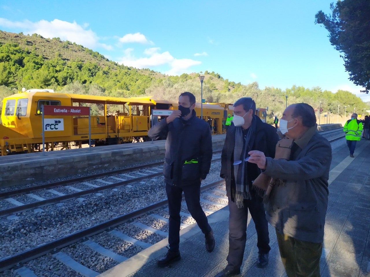 Avanzan las obras en los apartaderos del tren Avanzan las obras en los apartaderos del tren