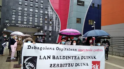 Anestesistas en huelga Anestesistas en huelga