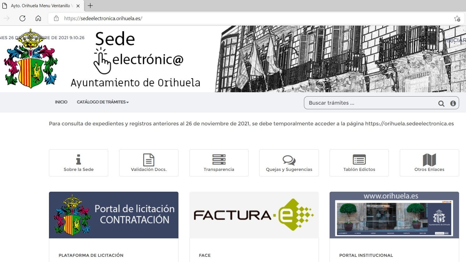 El Ayuntamiento de Orihuela estrena su nueva Sede Electrónica https://sedeelectronica.orihuela.es El Ayuntamiento de Orihuela estrena su nueva Sede Electrónica https://sedeelectronica.orihuela.es