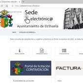 El Ayuntamiento de Orihuela estrena su nueva Sede Electrónica https://sedeelectronica.orihuela.es 