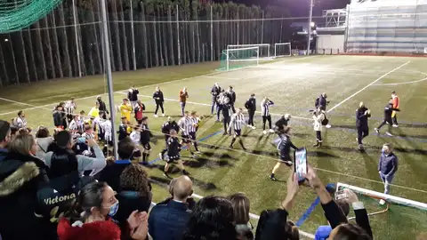 Victoria CF Llegó el día del partido contra el Villarreal