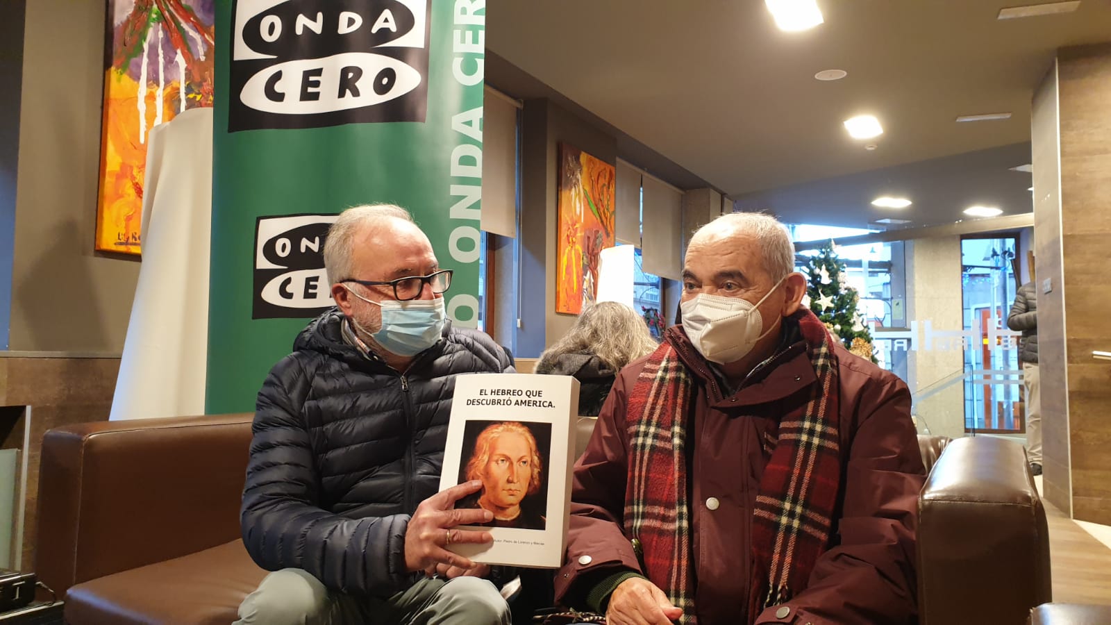 Almorzo con Pedro de Lorenzo, investigador sobre a orixe de Cristobal Colón Almorzo con Pedro de Lorenzo, investigador sobre a orixe de Cristobal Colón