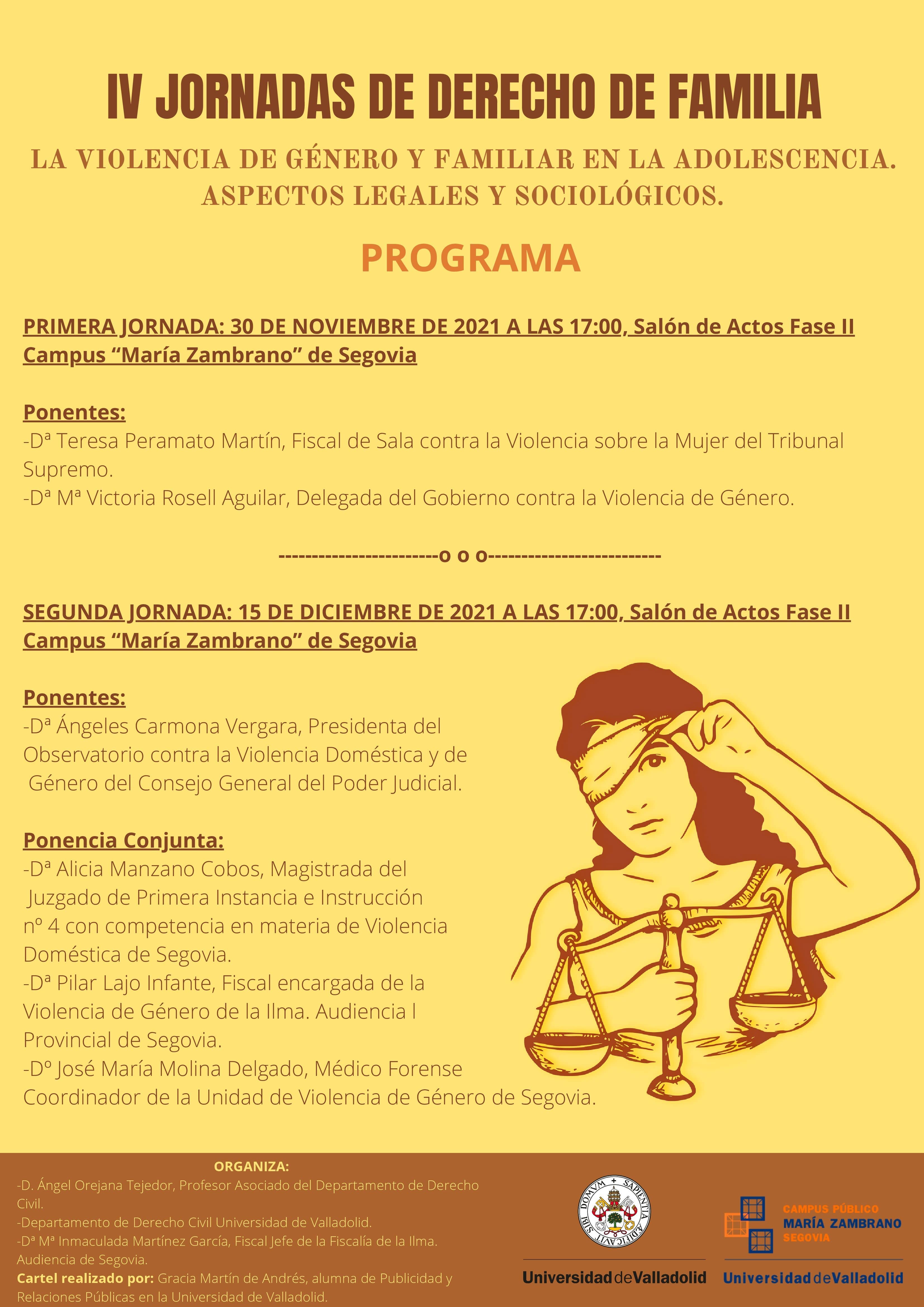 Jornadas sobre violencia de género en la UVa Jornadas sobre violencia de género en la UVa