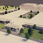 Una imagen del proyecto de la futura residencia de Rota Una imagen del proyecto de la futura residencia de Rota
