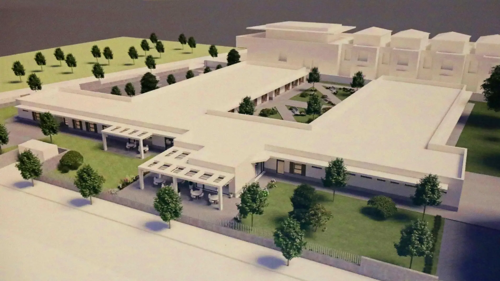 Una imagen del proyecto de la futura residencia de Rota