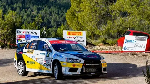 Coche participante en el Rally Ciutat de Valencia Coche participante en el Rally Ciutat de Valencia